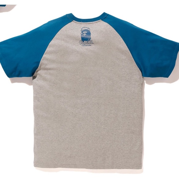 A Bathing Ape x Popeye Short Sleeve Raglan T-Shirt - Picture 11 of 11